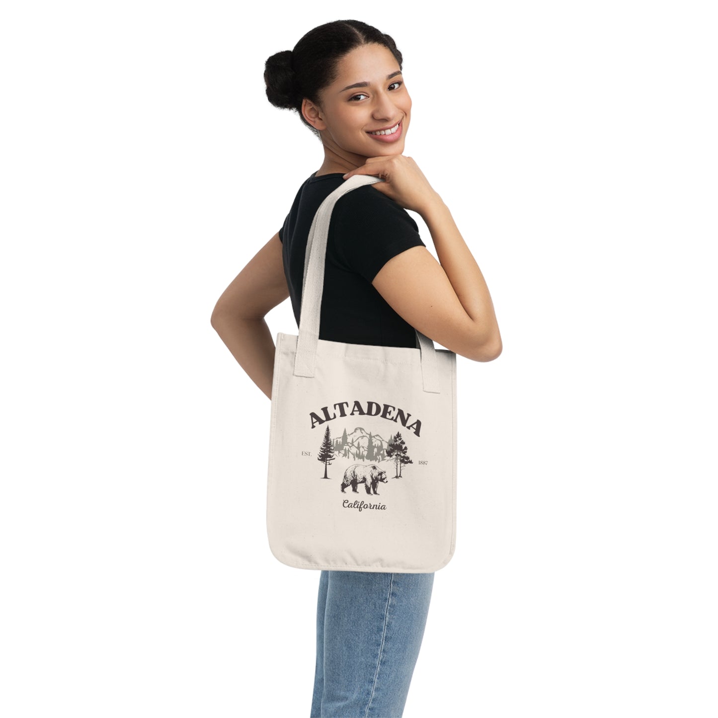 CA Bear Organic Cotton Tote Bag