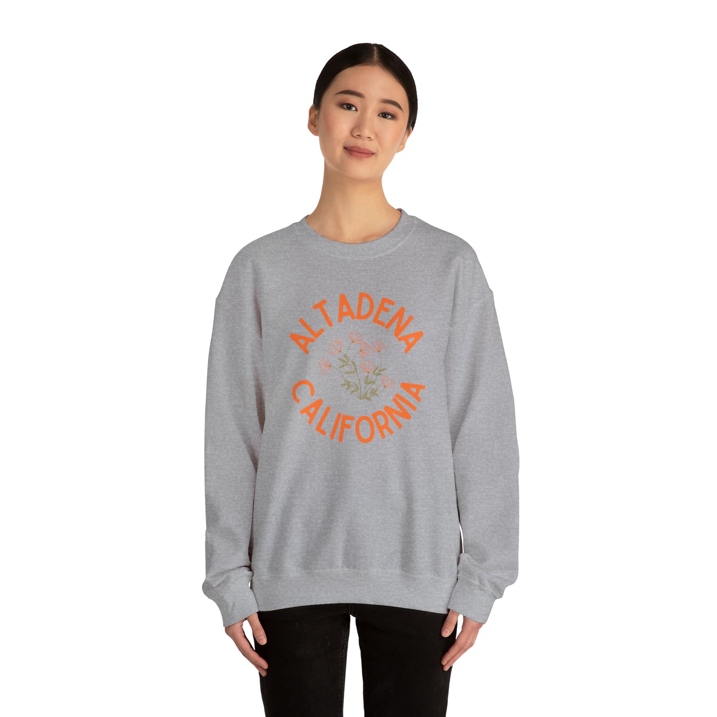 Delicate Poppy Crewneck Unisex Sweatshirt