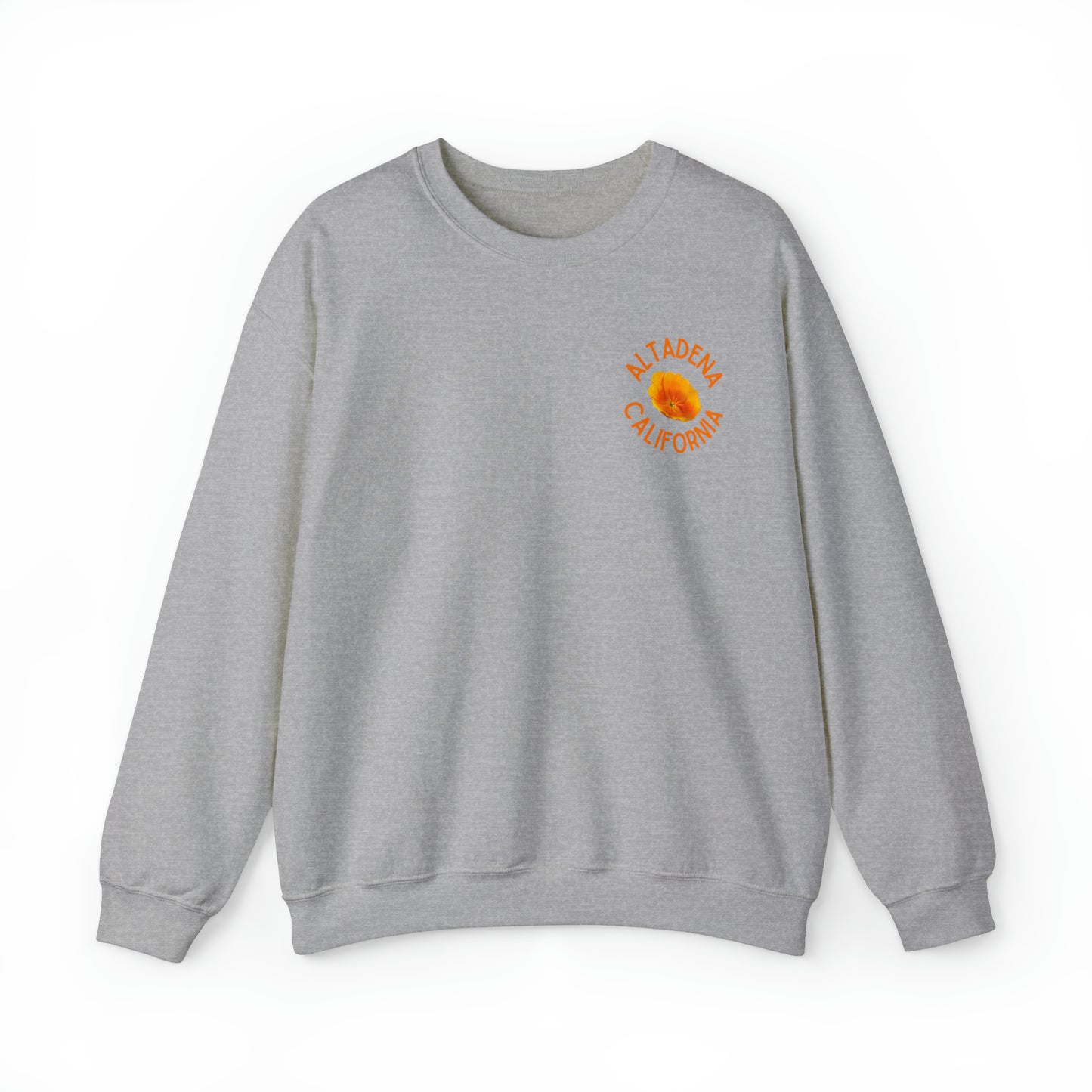 Pocket Poppy Crewneck Unisex Sweatshirt