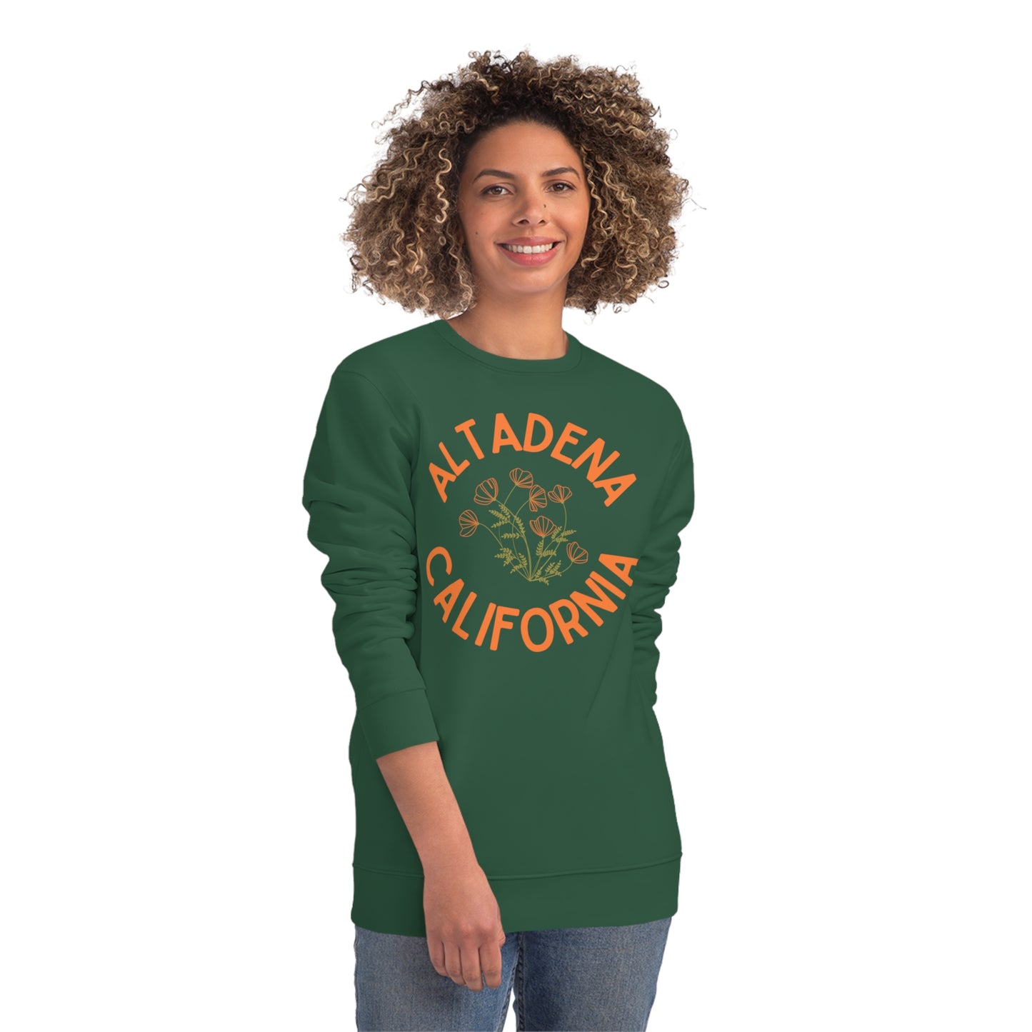 Delicate Poppy Organic Unisex Crew Sweatshirt