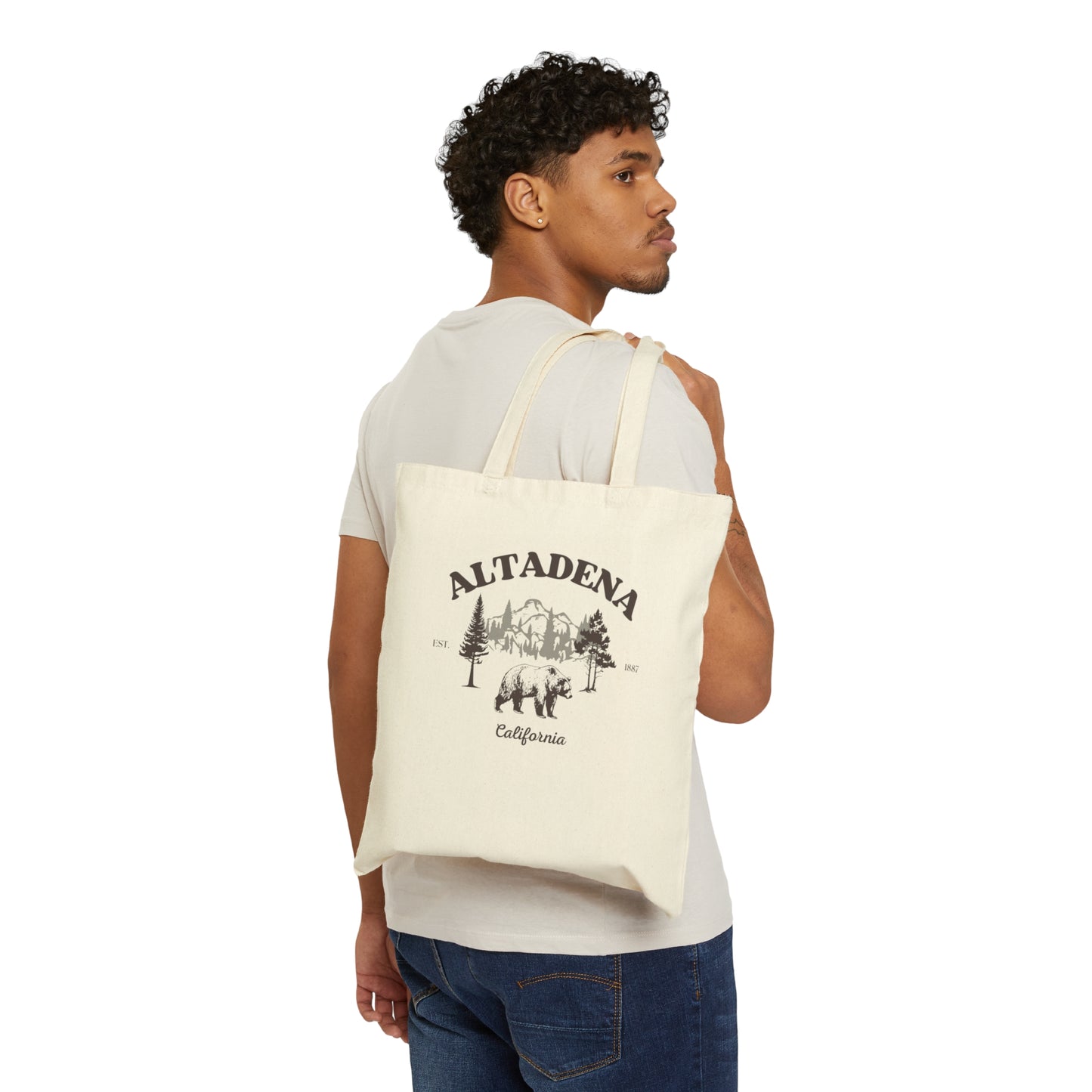 CA Bear Canvas Tote Bag