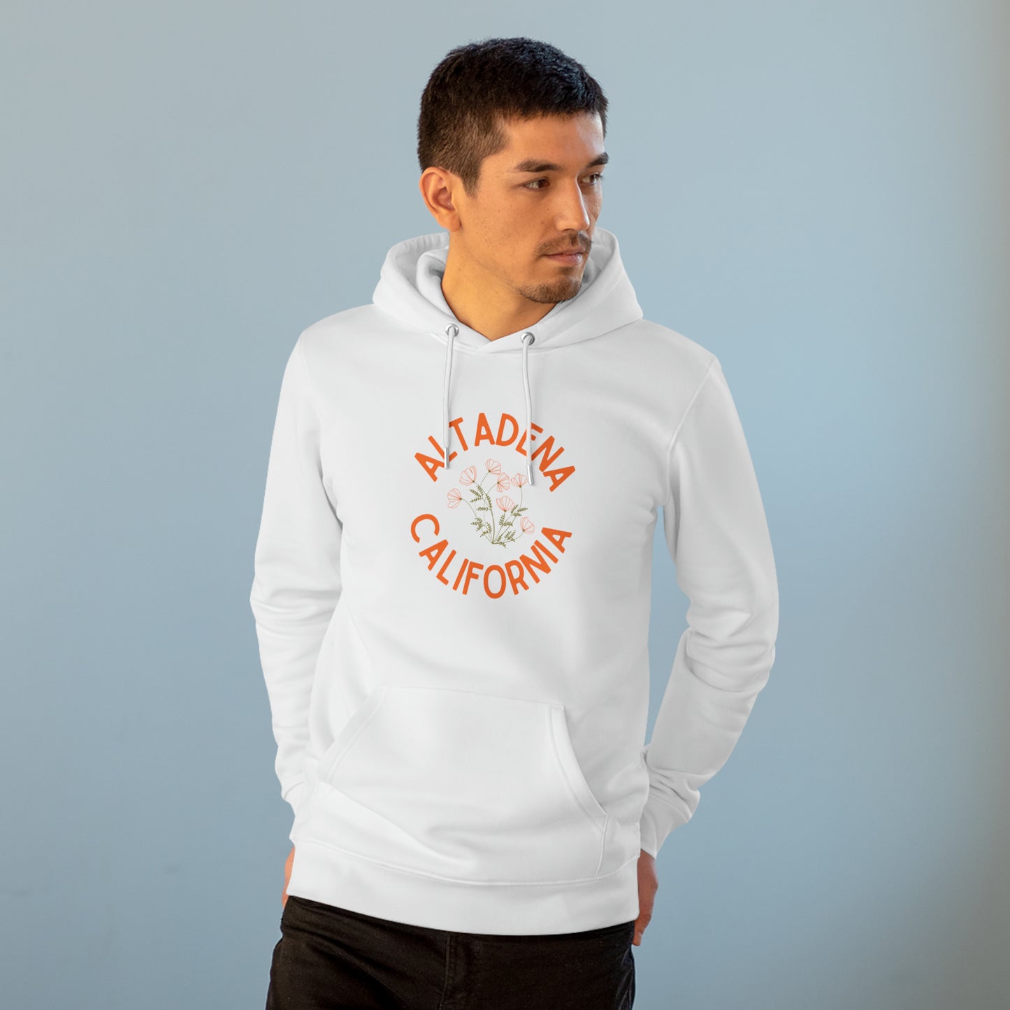 Delicate Poppy Organic Unisex Hoodie