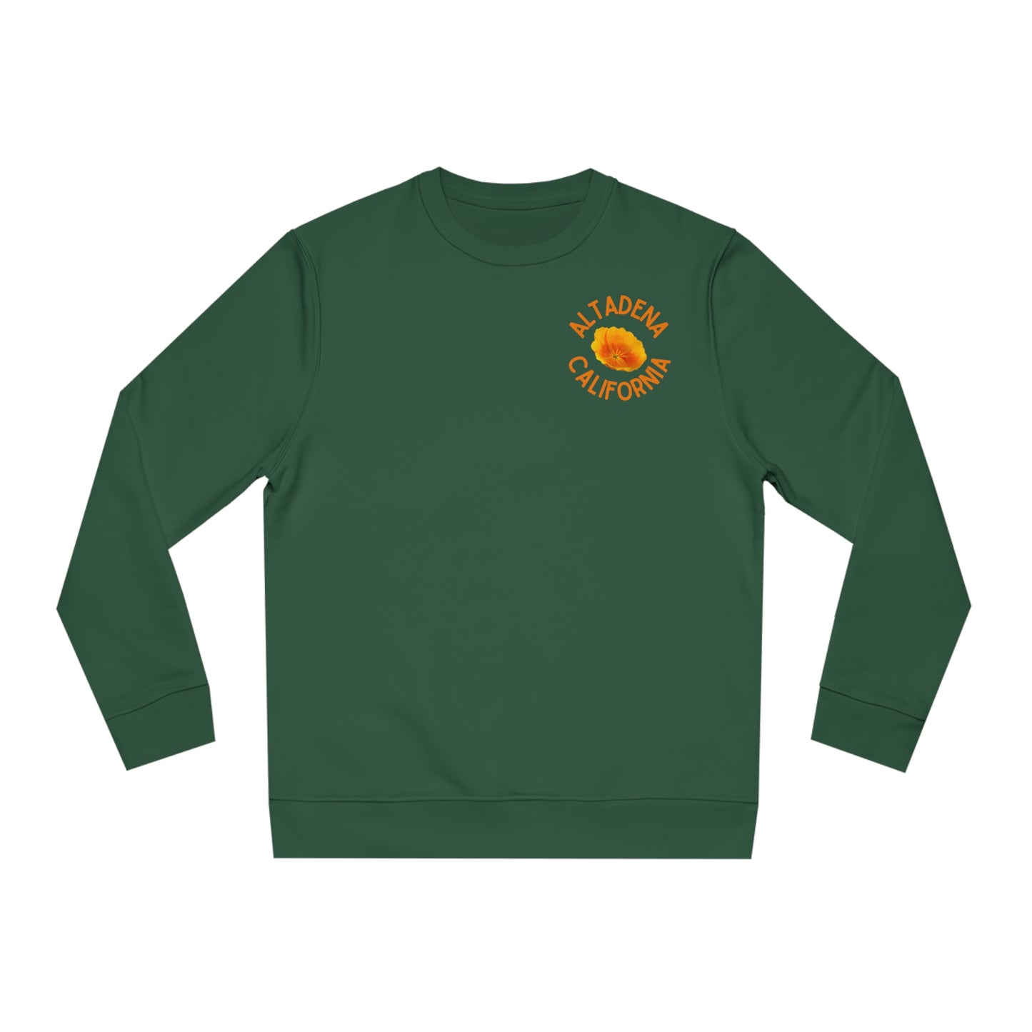 Pocket Poppy Organic Unisex Crew Sweatshirt