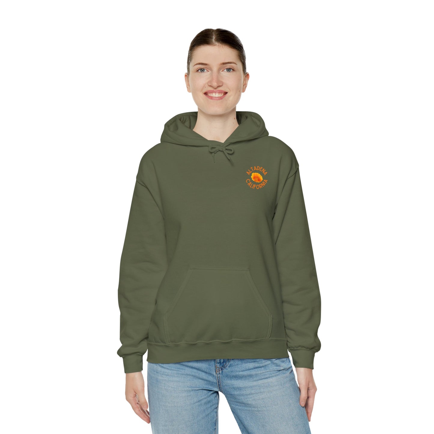 Pocket Poppy Unisex Hoodie