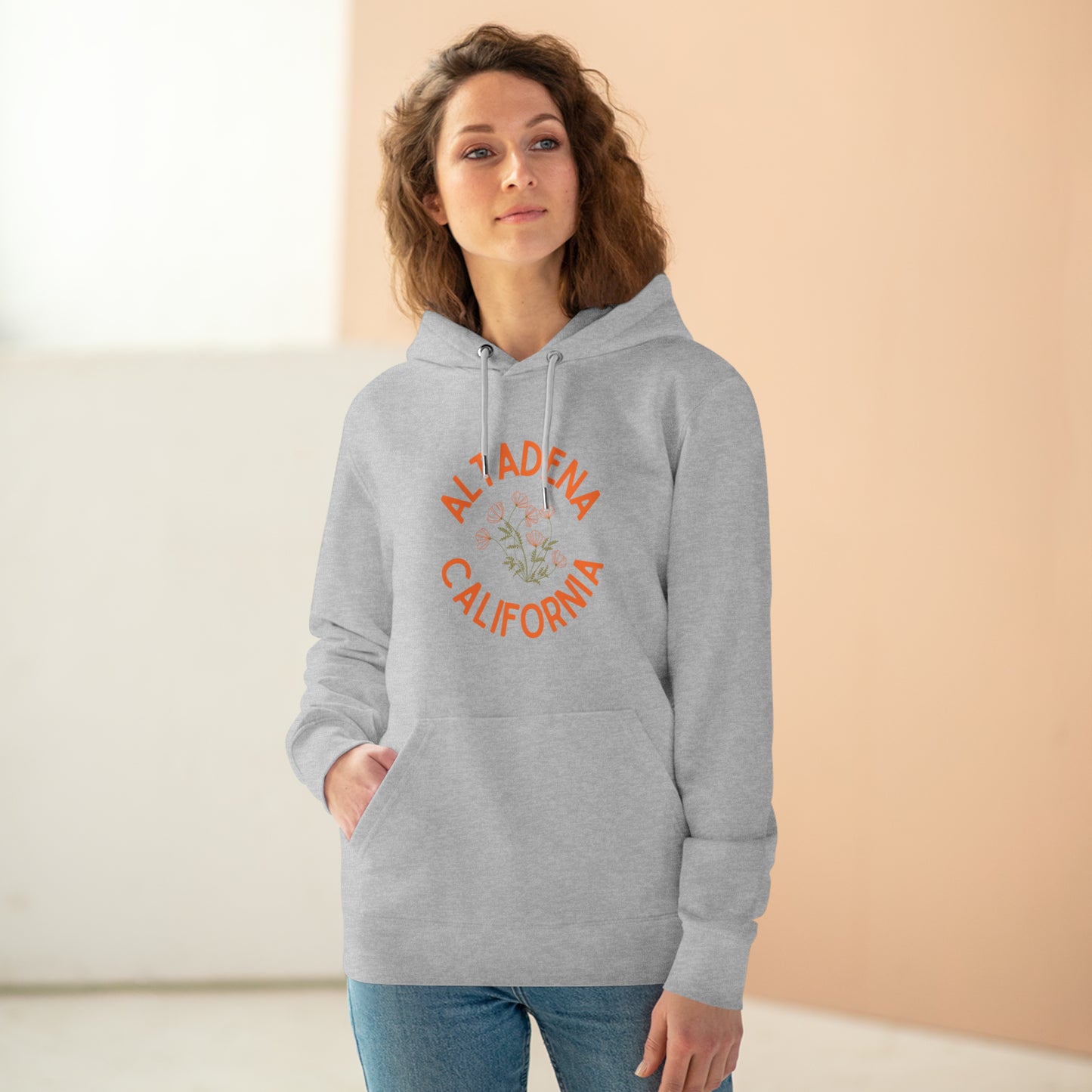 Delicate Poppy Organic Unisex Hoodie