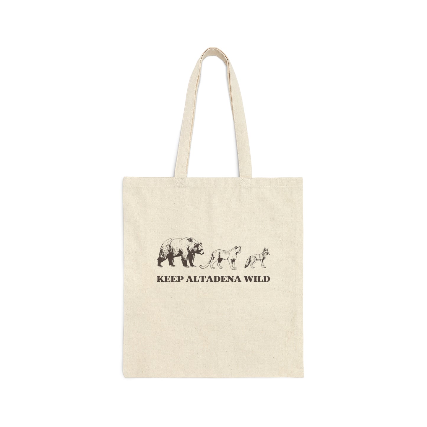 Wild Altadena Canvas Tote Bag