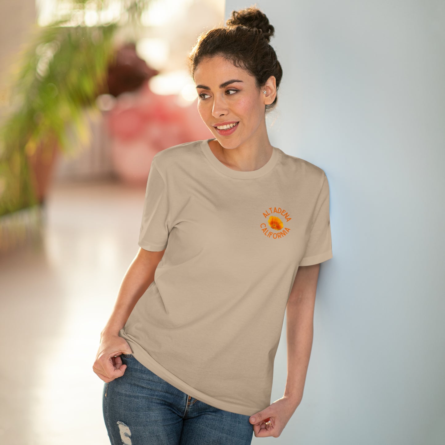 Pocket Poppy Organic Cotton Unisex Tee