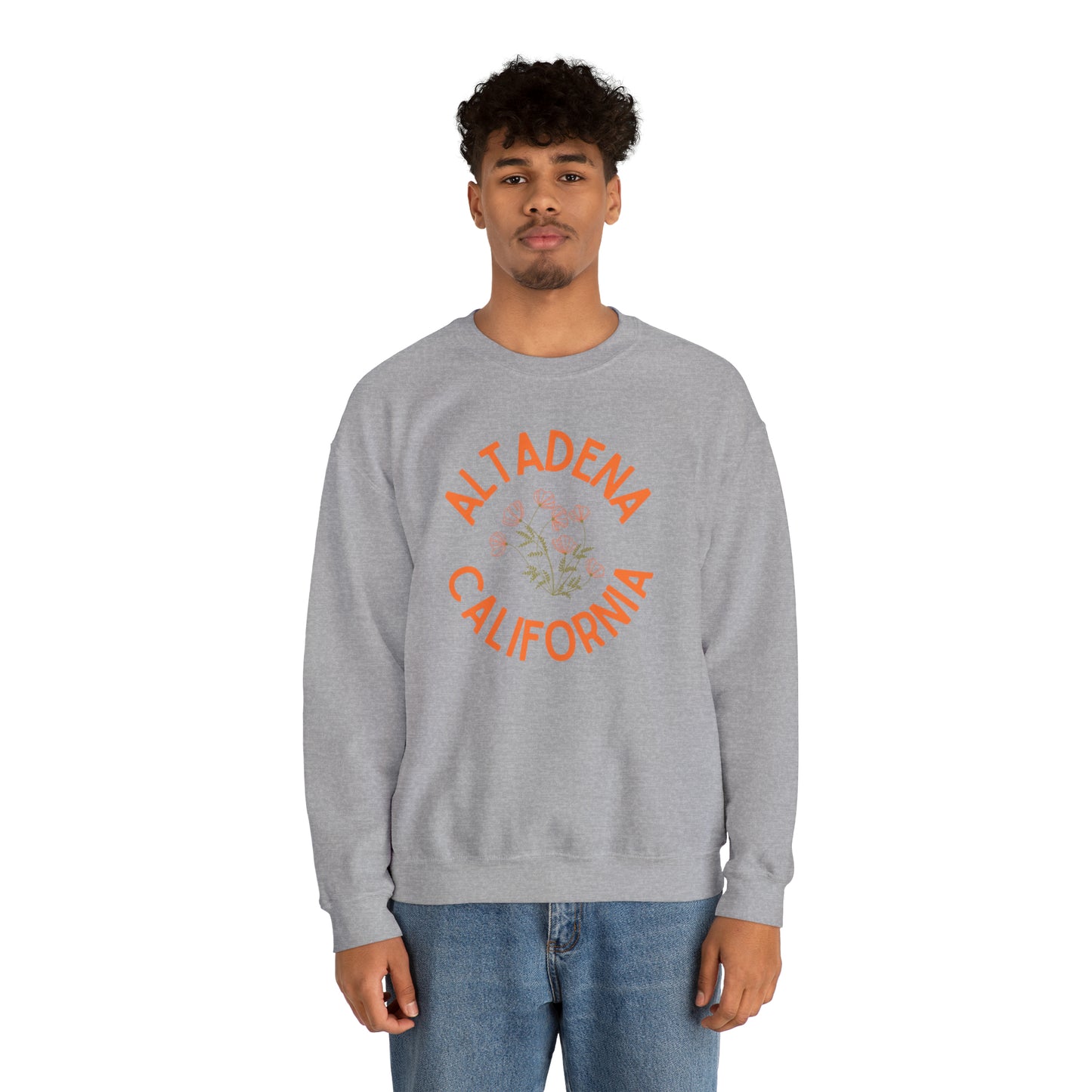 Delicate Poppy Crewneck Unisex Sweatshirt