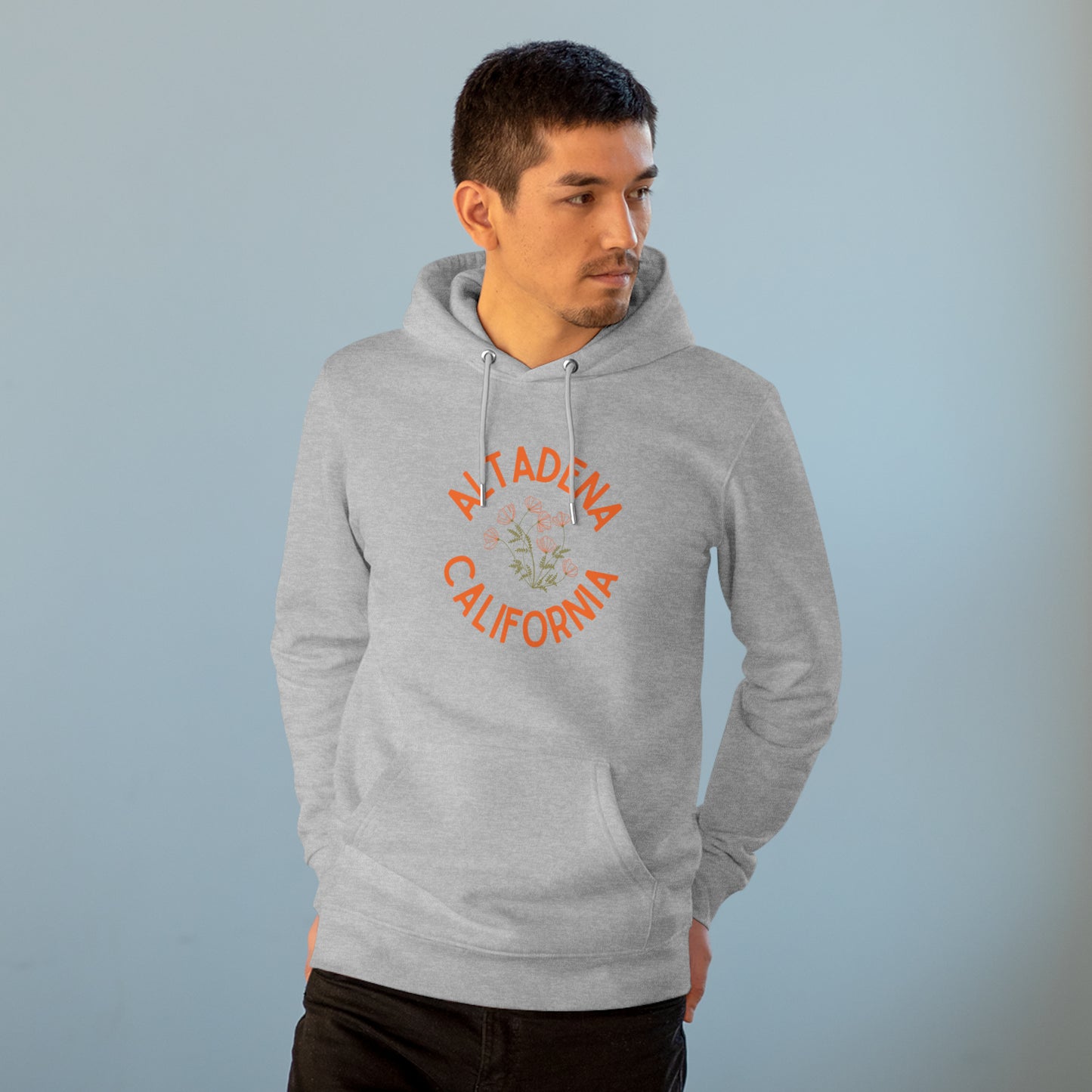 Delicate Poppy Organic Unisex Hoodie