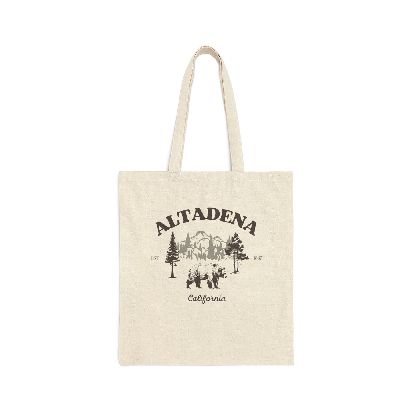 CA Bear Canvas Tote Bag