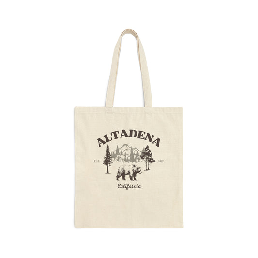 CA Bear Canvas Tote Bag