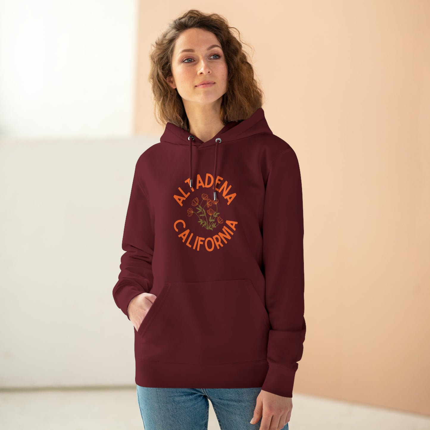 Delicate Poppy Organic Unisex Hoodie