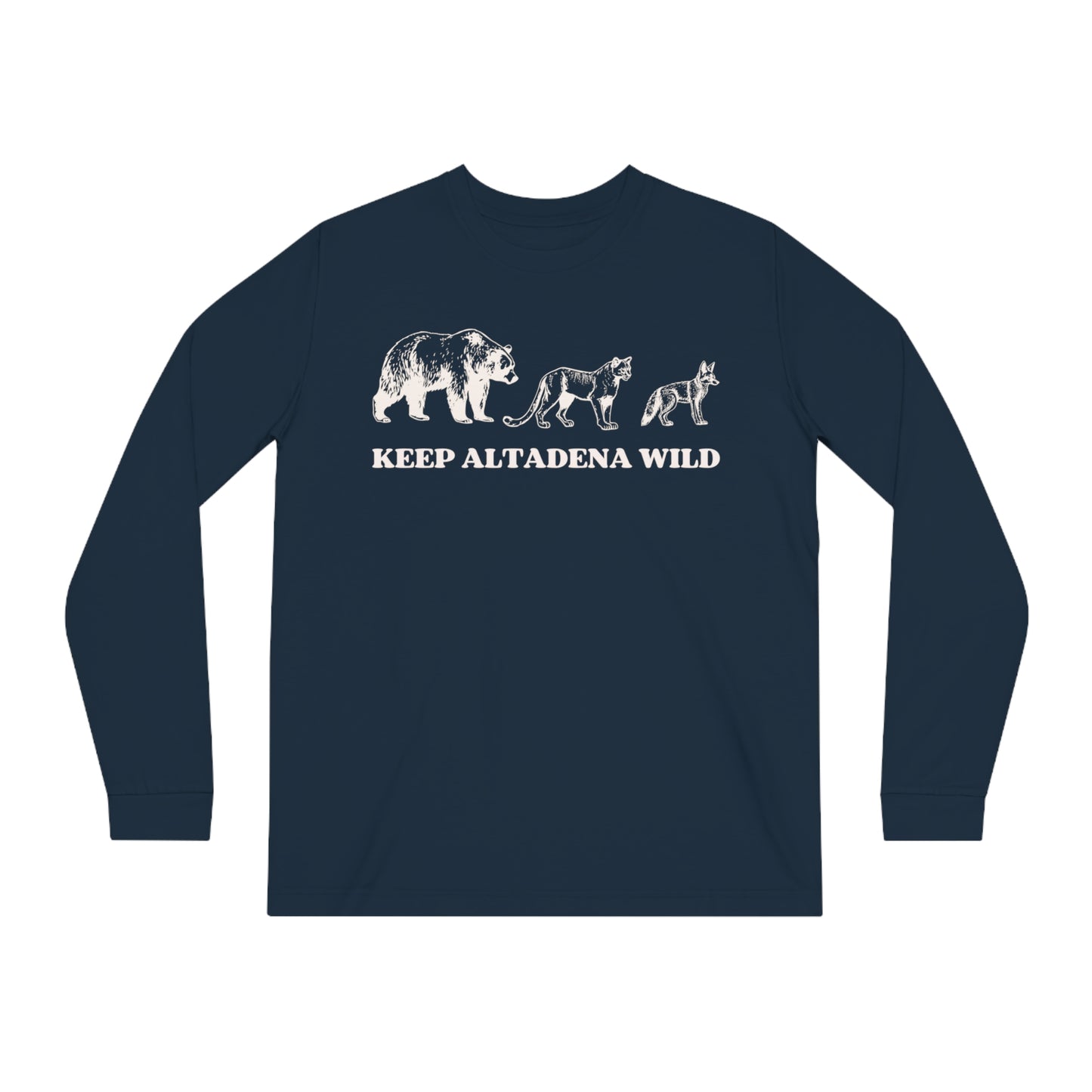 Wild Altadena Organic Cotton Unisex Long Sleeve Tee