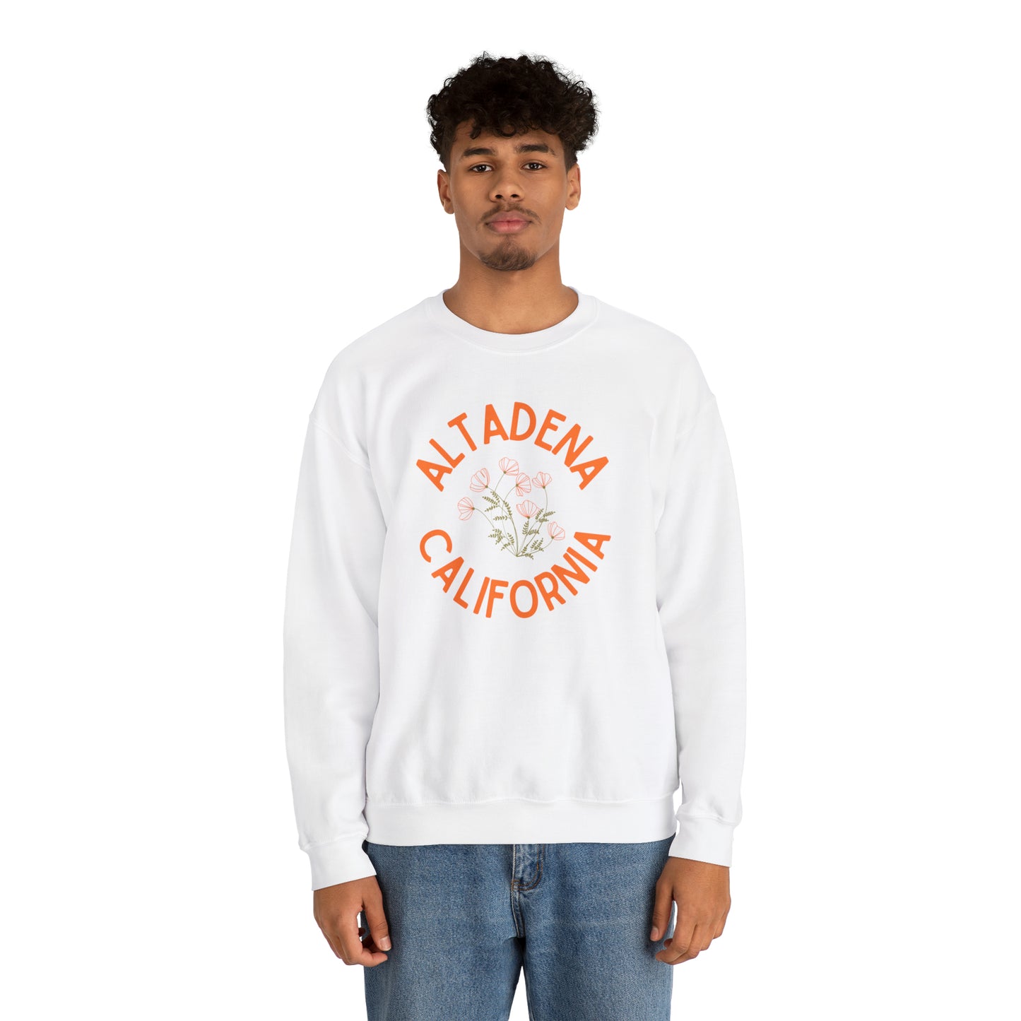 Delicate Poppy Crewneck Unisex Sweatshirt