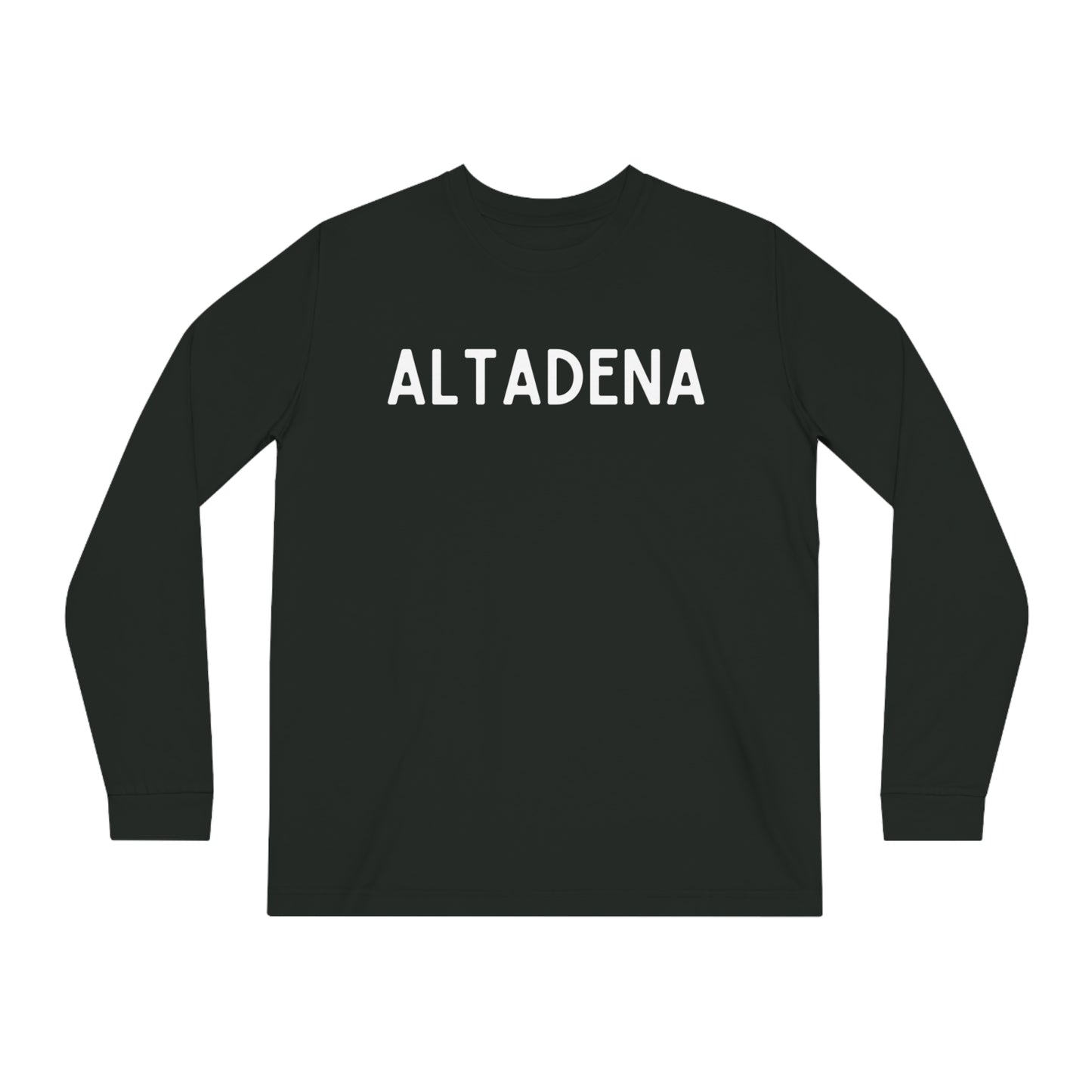 Classic Altadena Organic Cotton Unisex Long Sleeve Tee