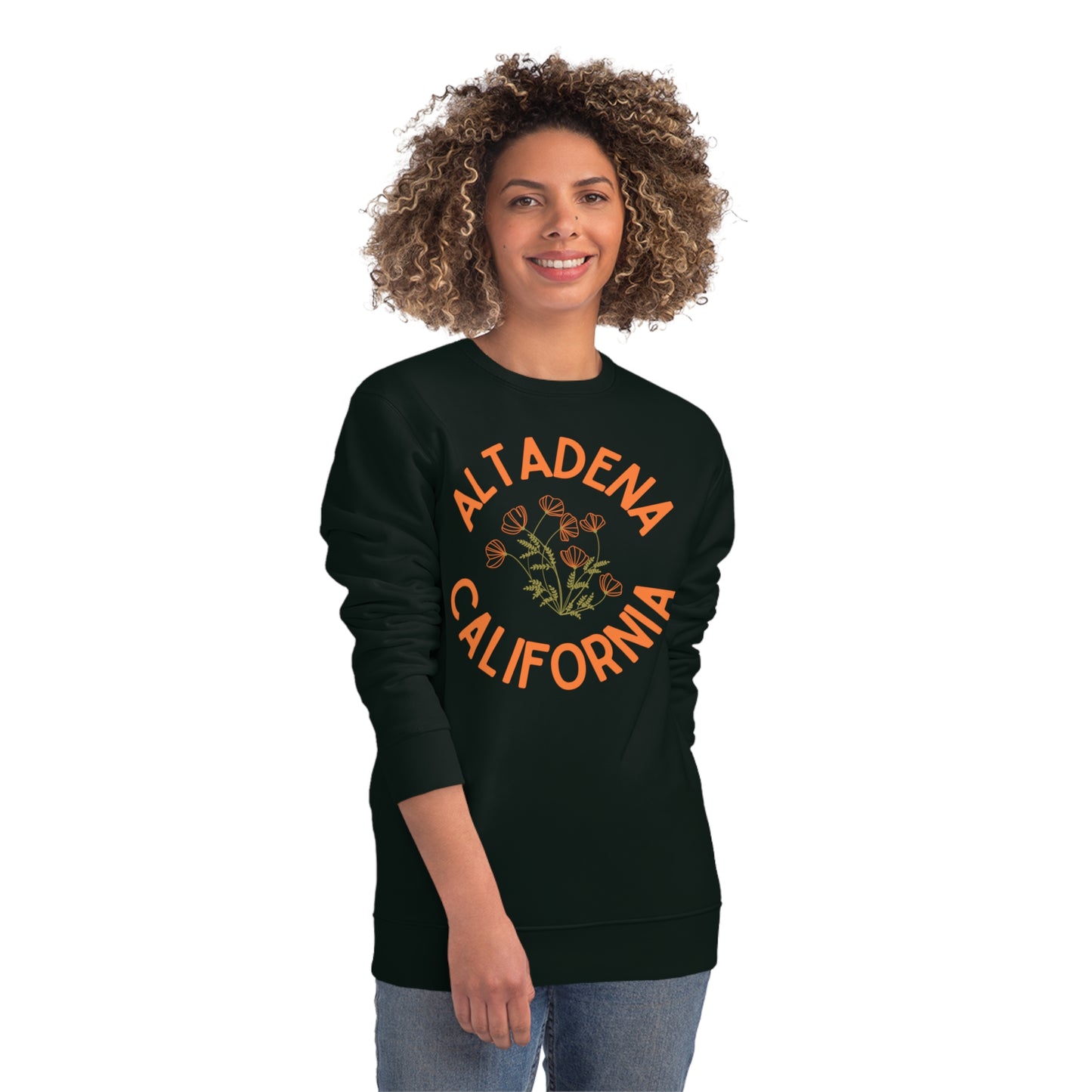 Delicate Poppy Organic Unisex Crew Sweatshirt