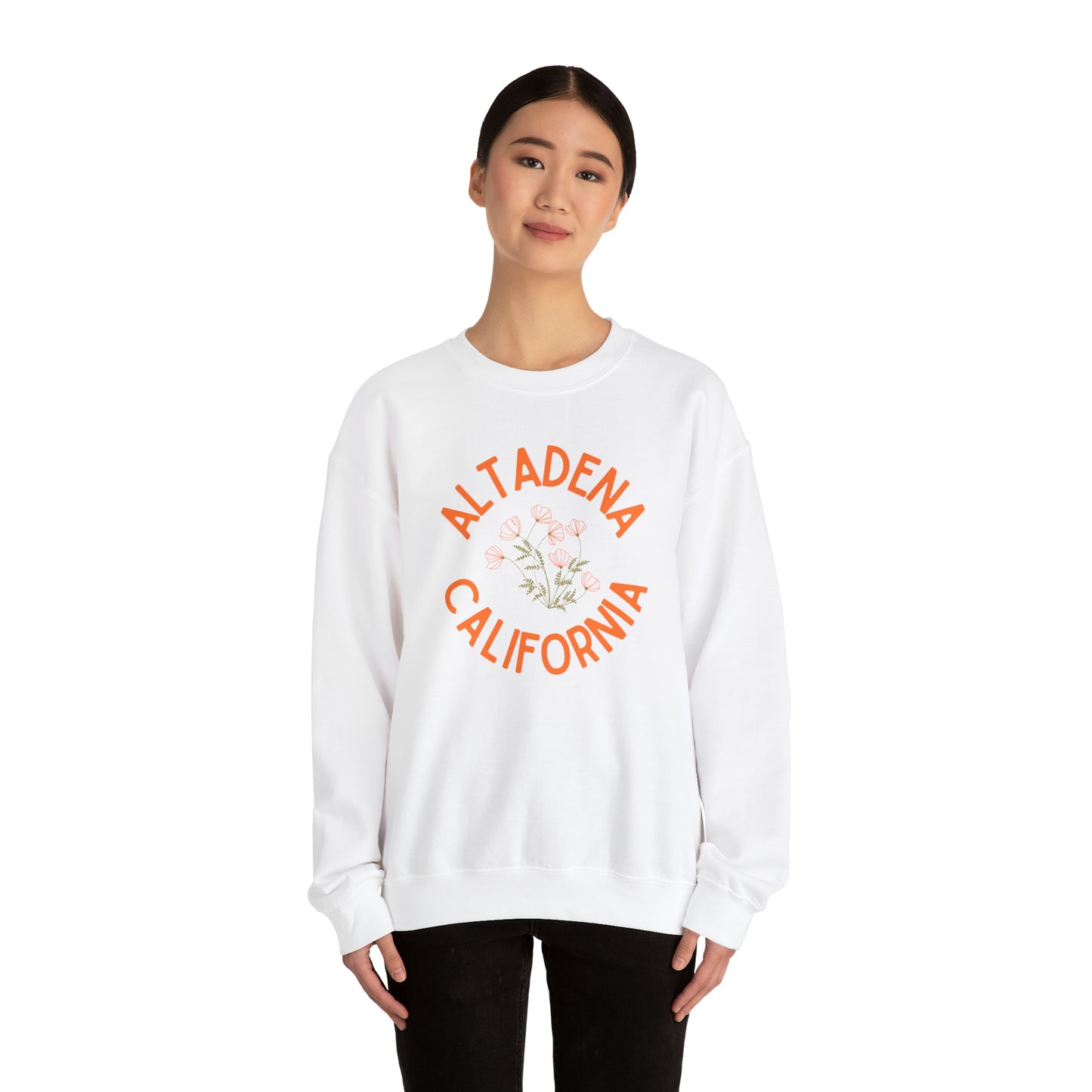 Delicate Poppy Crewneck Unisex Sweatshirt