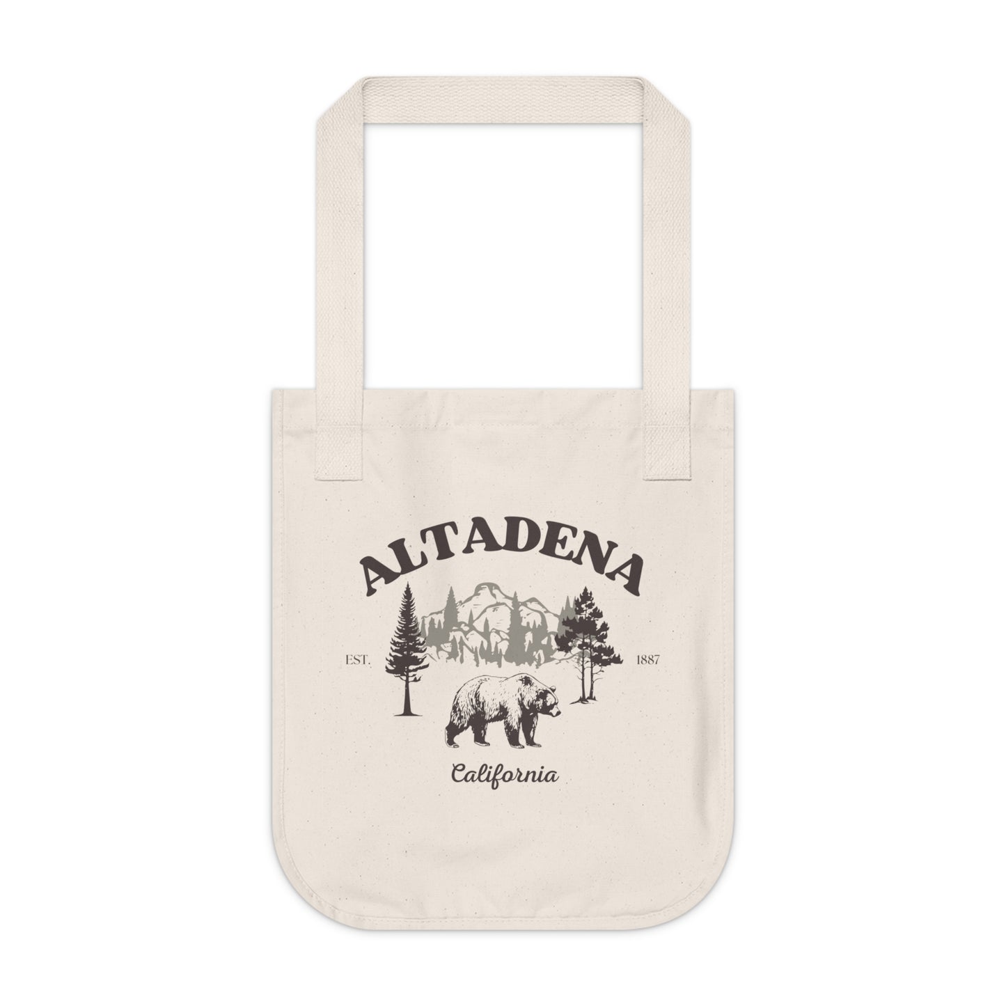 CA Bear Organic Cotton Tote Bag