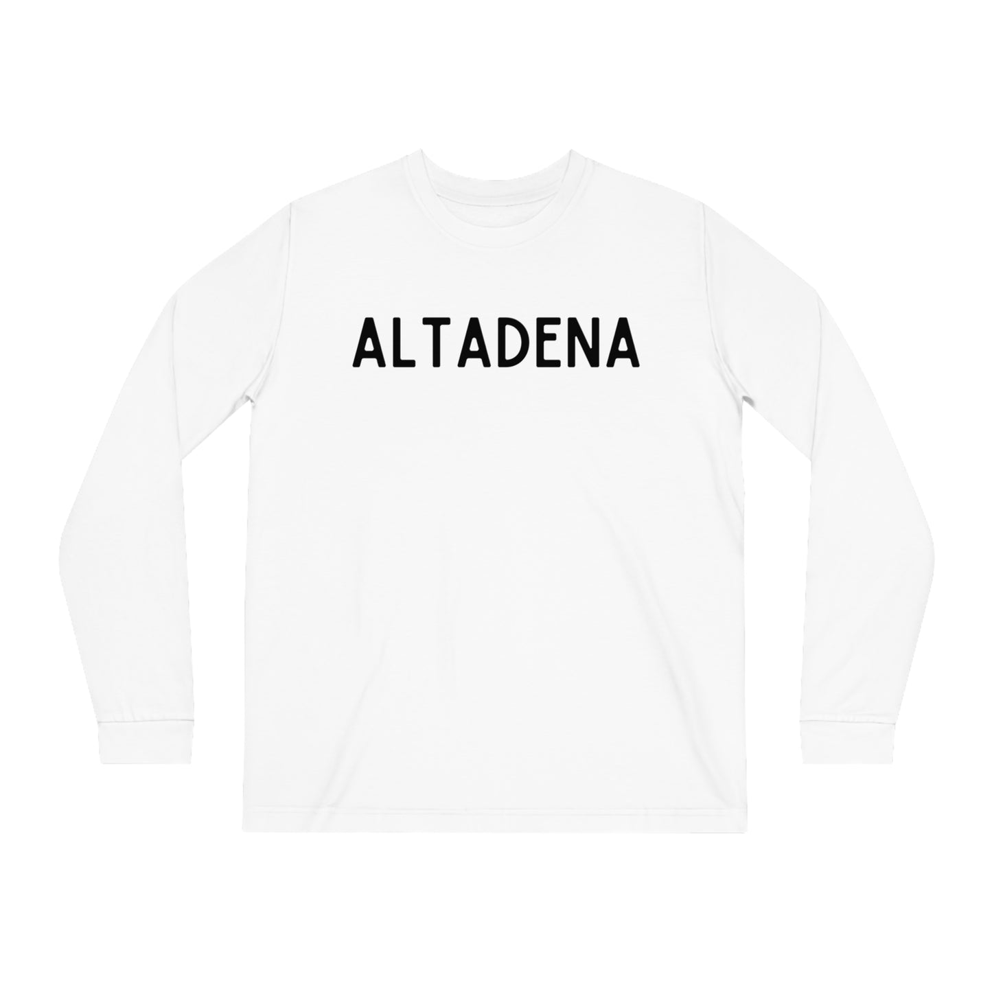 Classic Altadena Organic Cotton Unisex Long Sleeve Tee