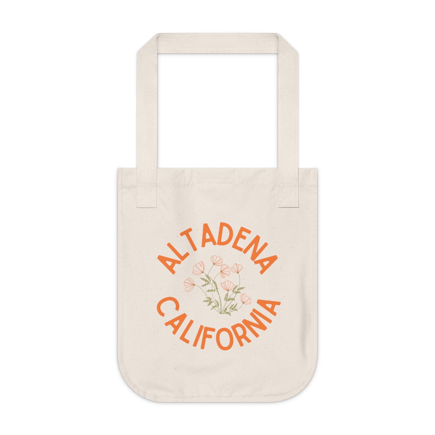 Delicate Poppy Organic Cotton Tote Bag