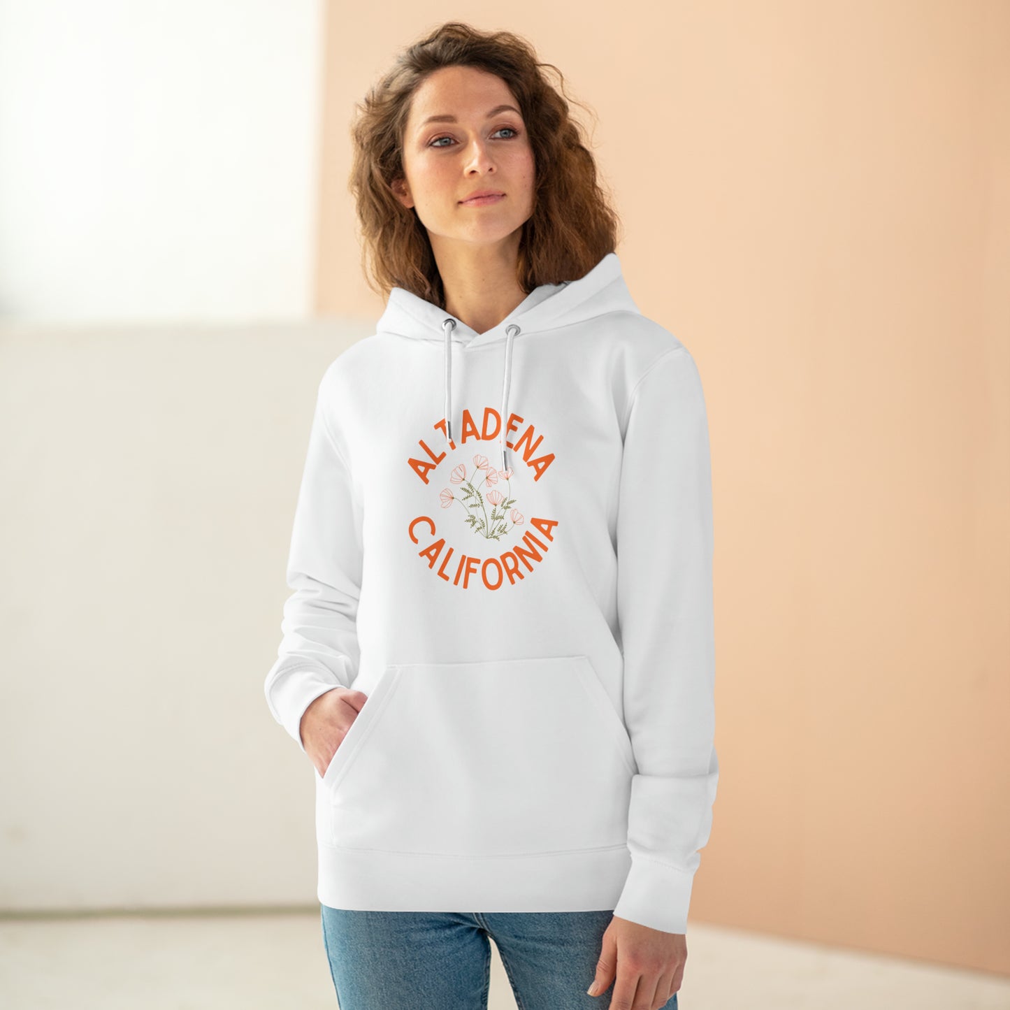 Delicate Poppy Organic Unisex Hoodie