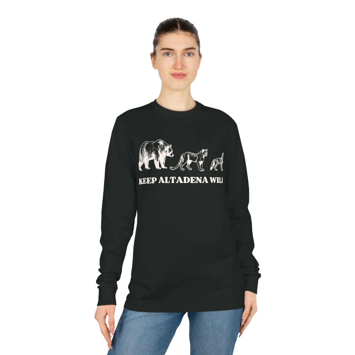 Wild Altadena Organic Cotton Unisex Long Sleeve Tee