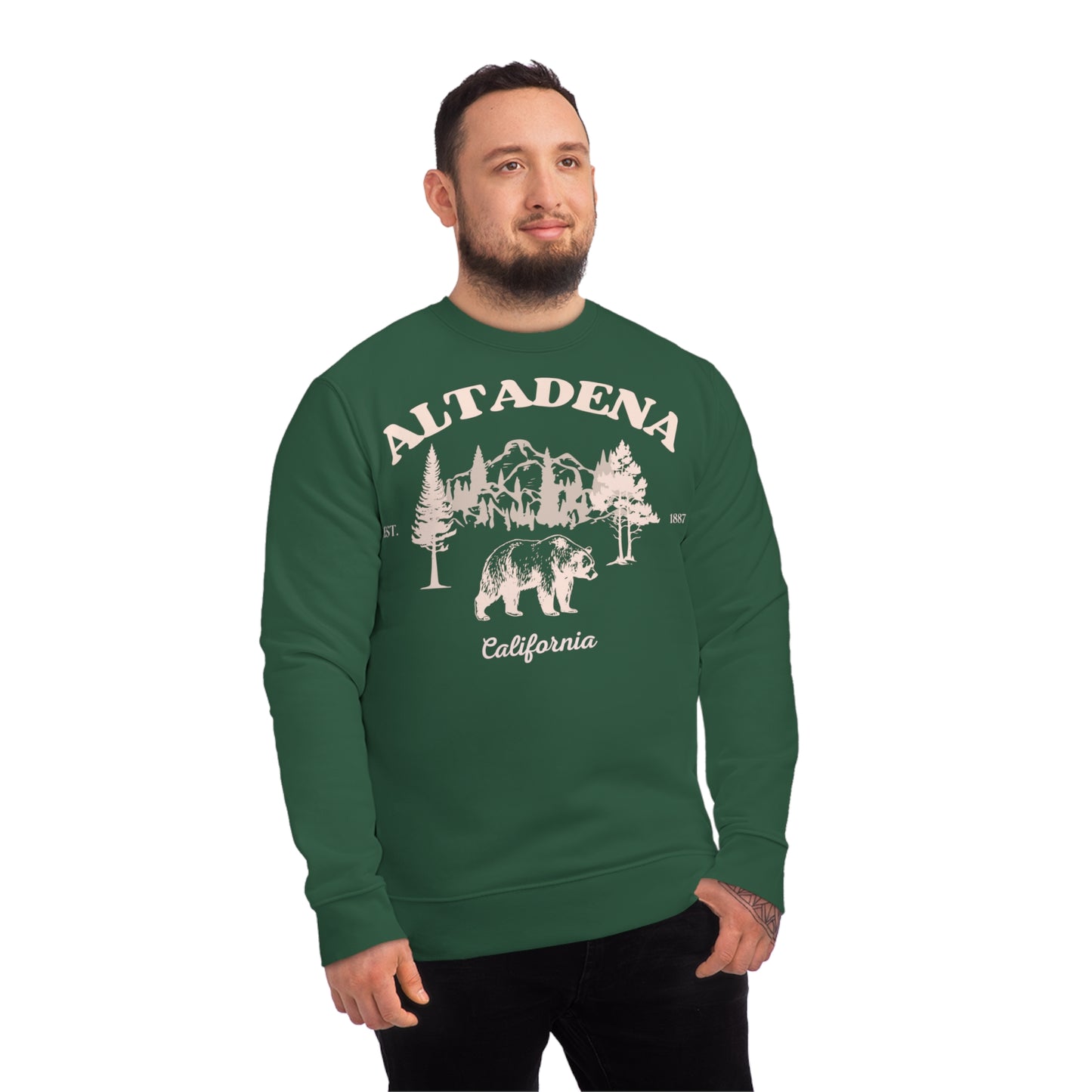 CA Bear Organic Unisex Crew Sweatshirt