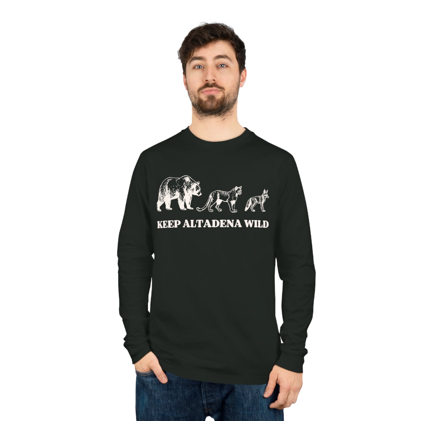 Wild Altadena Organic Cotton Unisex Long Sleeve Tee