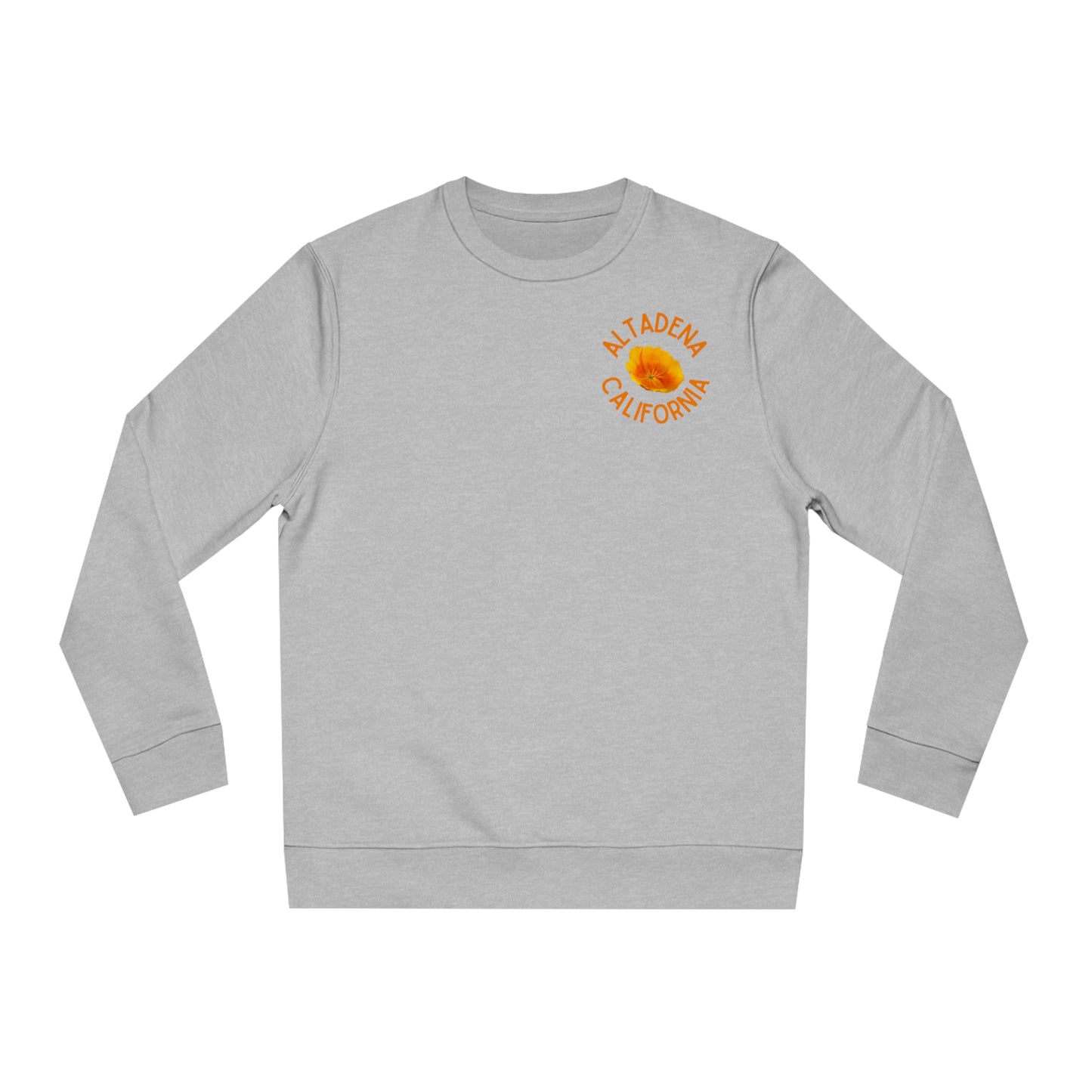 Pocket Poppy Organic Unisex Crew Sweatshirt