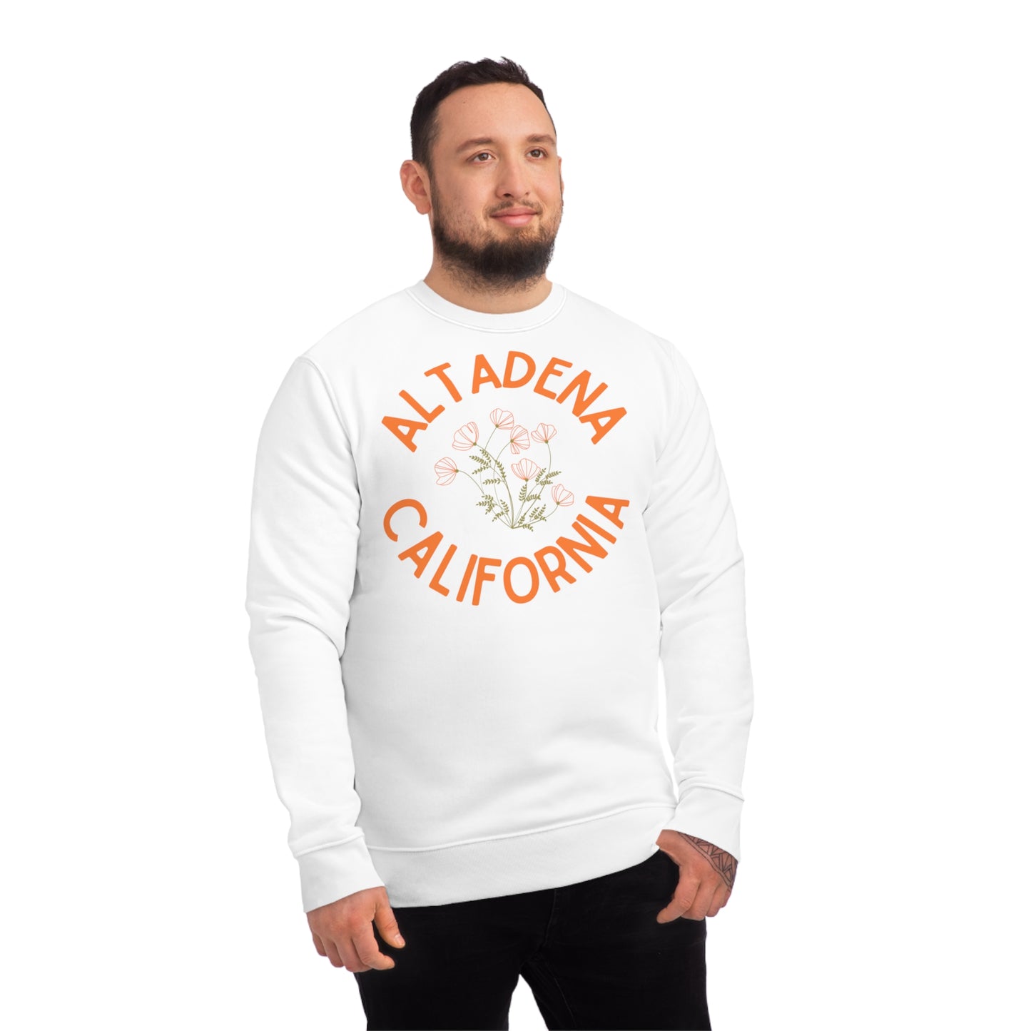 Delicate Poppy Organic Unisex Crew Sweatshirt