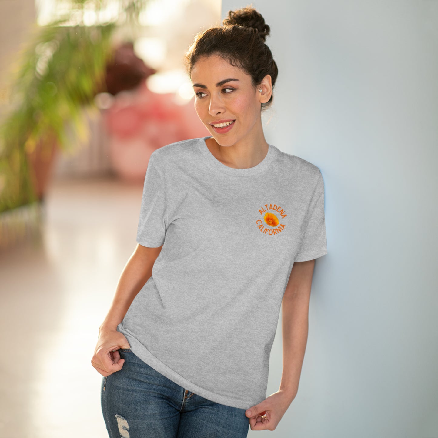 Pocket Poppy Organic Cotton Unisex Tee