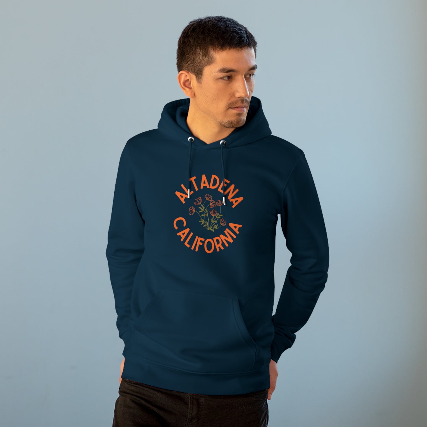 Delicate Poppy Organic Unisex Hoodie