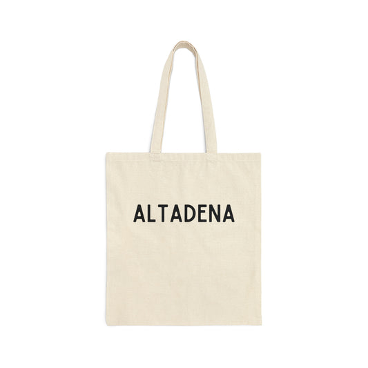 Classic Altadena Canvas Tote Bag