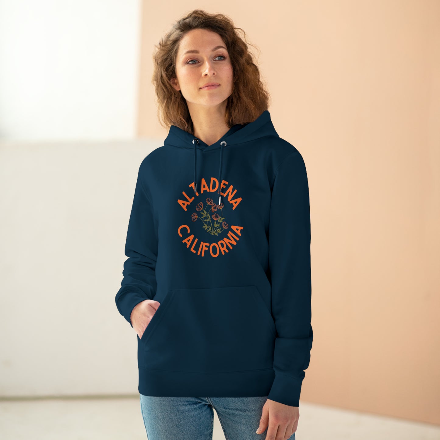 Delicate Poppy Organic Unisex Hoodie