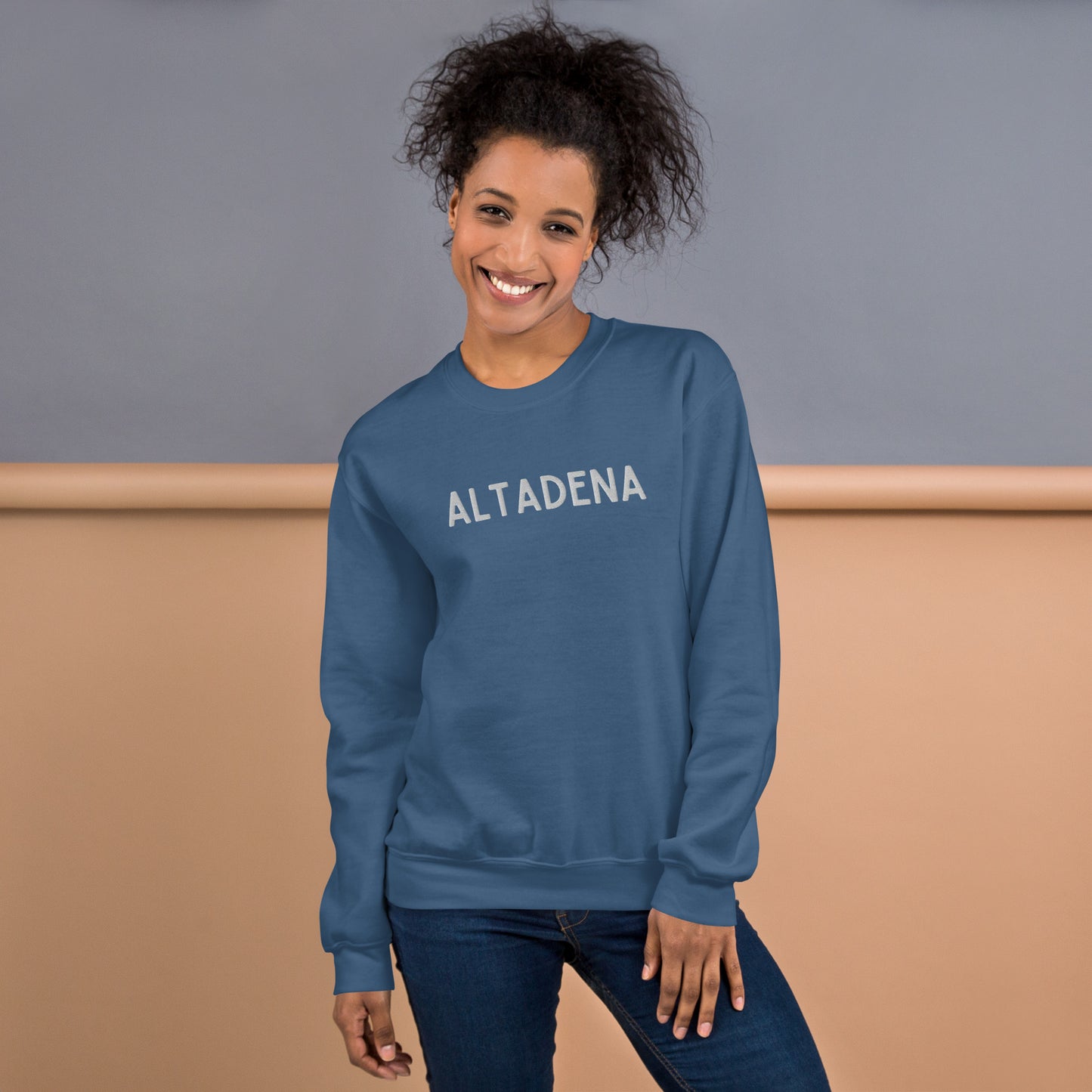 Classic Altadena Embroidered Unisex Sweatshirt