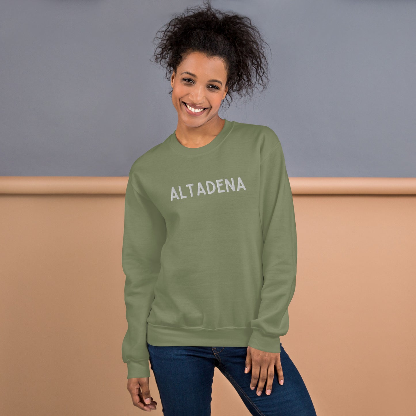 Classic Altadena Embroidered Unisex Sweatshirt