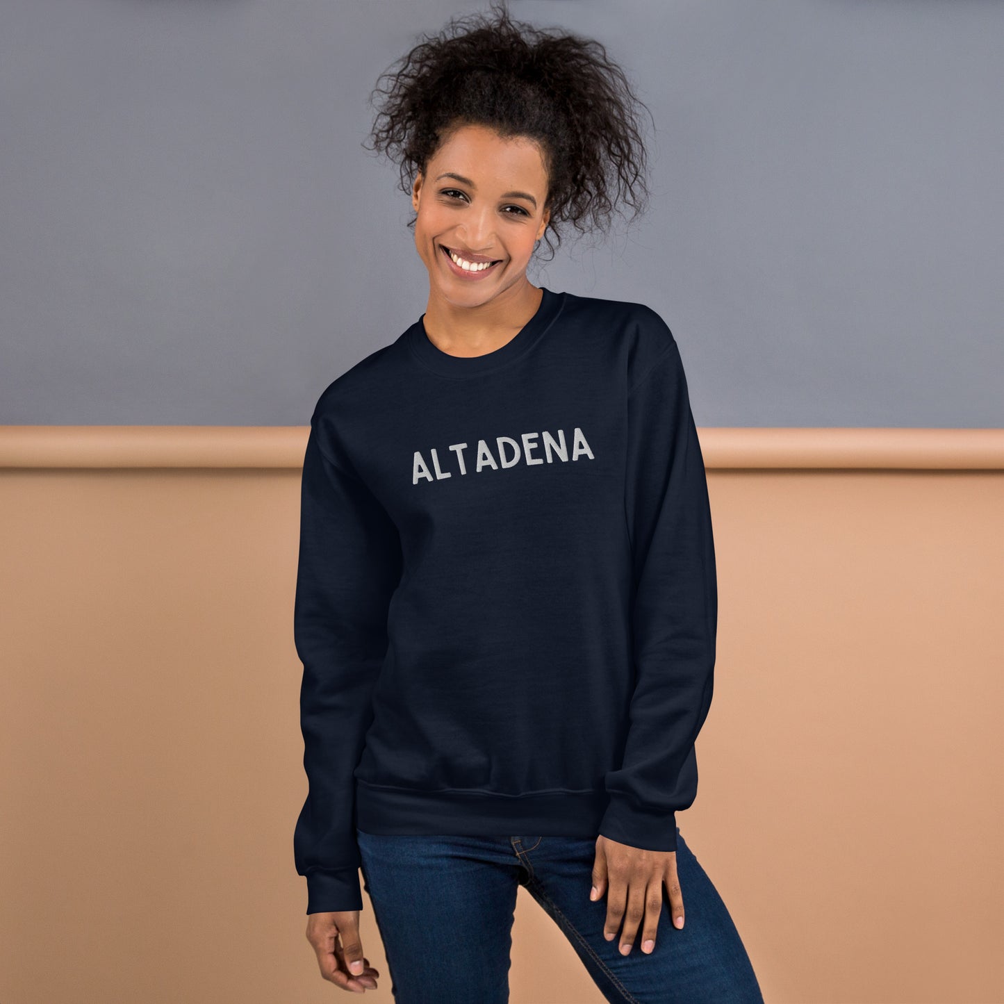 Classic Altadena Embroidered Unisex Sweatshirt